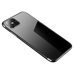 iPhone 12 mini suojakuori Huntel Clear, musta hinta ja tiedot | Puhelimen kuoret ja kotelot | hobbyhall.fi