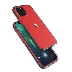 iPhone 12 Mini suojakuori Spring, läpinäkyvä / musta hinta ja tiedot | Puhelimen kuoret ja kotelot | hobbyhall.fi