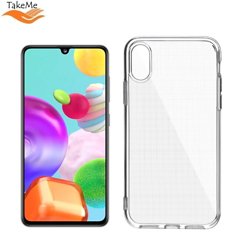 Samsung Galaxy A41 (A415F) suojakuori TakeMe Perfect, läpinäkyvä hinta ja tiedot | Puhelimen kuoret ja kotelot | hobbyhall.fi