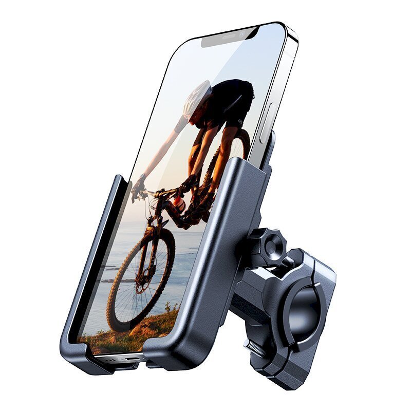 Wozinsky Metal Bike Smartphone ohjaustangon kiinnitys musta (WBHBK3) hinta ja tiedot | Puhelintelineet | hobbyhall.fi