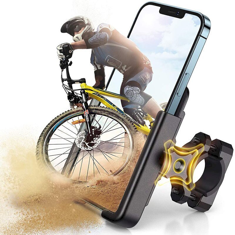 Wozinsky Metal Bike Smartphone ohjaustangon kiinnitys musta (WBHBK3) hinta ja tiedot | Puhelintelineet | hobbyhall.fi