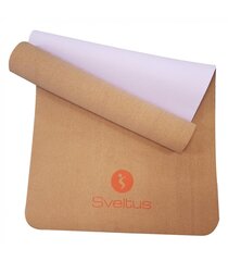 Sveltus 1303 joogamatto, korkki / vaaleanpunainen, 183x61x0,5cm hinta ja tiedot | Joogamatot | hobbyhall.fi