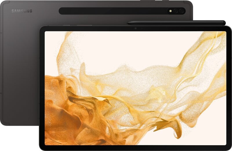 Tabletti Samsung Galaxy Tab S8 + 128GB, 5G, hopea : SM-X806BZAAEUE hinta |  