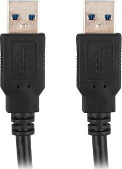 Lanberg CA-USBA-30CU-0018-BK USB-A, 1,8 m hinta ja tiedot | Puhelinkaapelit | hobbyhall.fi