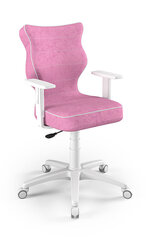Työtuoli Entelo Good Chair Duo VS08 6, valkoinen / pinkki hinta ja tiedot | Toimistotuolit | hobbyhall.fi