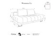 Windsor and Co Cirrus, veluuri, ruskea 3 hengen sohva hinta ja tiedot | Sohvat ja vuodesohvat | hobbyhall.fi