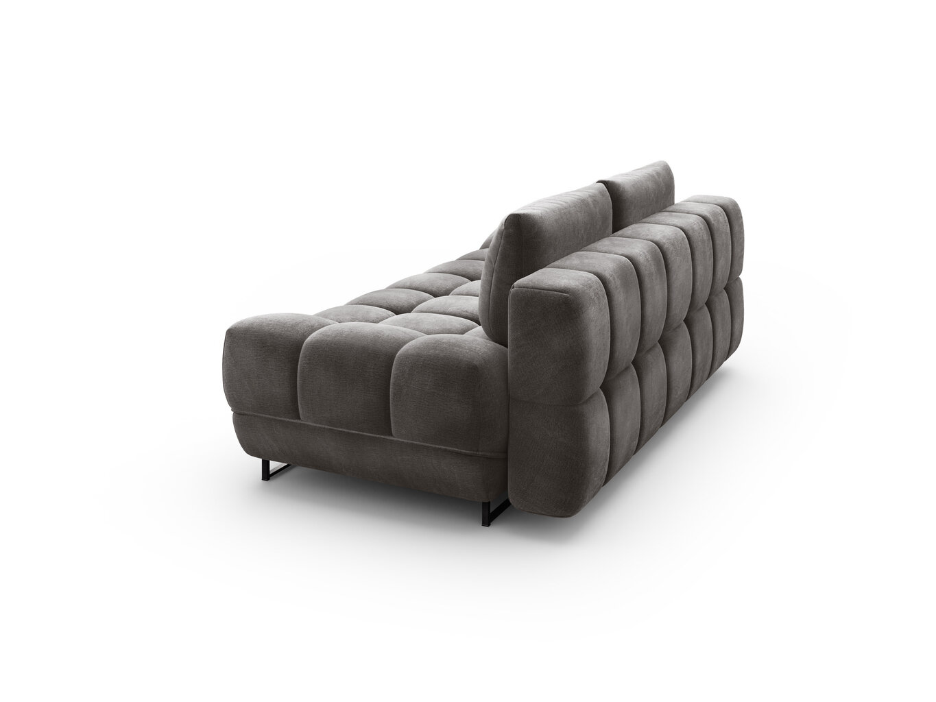 Windsor and Co Cirrus, veluuri, ruskea 3 hengen sohva hinta ja tiedot | Sohvat ja vuodesohvat | hobbyhall.fi