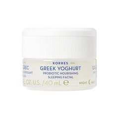 Naktinis kremas Korres Greek Yoghurt Probiotic 40 ml hinta ja tiedot | Kasvovoiteet | hobbyhall.fi