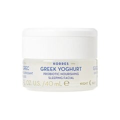 Korres Probiotic Nourishing Sleeping Facial Night Cream -yövoide, 40 ml hinta ja tiedot | Kasvovoiteet | hobbyhall.fi