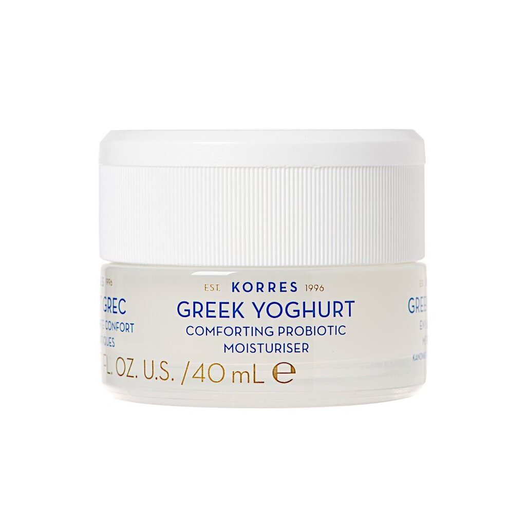 Veido kremas Korres Greek Yoghurt Probiotic 40 ml hinta ja tiedot | Kasvovoiteet | hobbyhall.fi