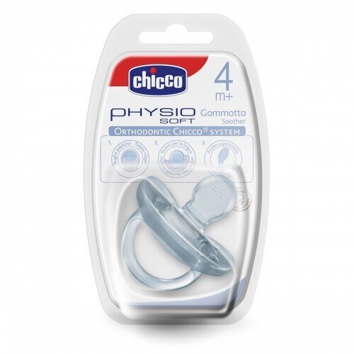 Silikonitutti Chicco Physio Soft 6+ kk, 1kpl hinta ja tiedot | Tutit | hobbyhall.fi