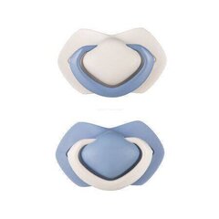 Silikoniset symmetriset tutit Canpol vauvat, Pure Color 6-18kk, 2 kpl, 22/645 sininen hinta ja tiedot | Tutit | hobbyhall.fi