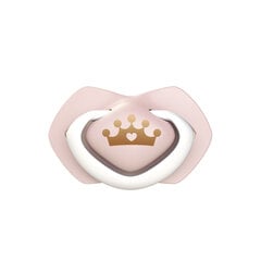 Symmetrinen silikonitutti Canpol Babies Royal Baby, 6-18kk, 2 kpl, 22/651, pinkki hinta ja tiedot | Tutit | hobbyhall.fi