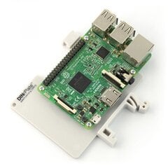 Raspberry Pi 4B/3B -pidike DIN-kiskoon - DRP2 hinta ja tiedot | Mikrokontrollerit | hobbyhall.fi