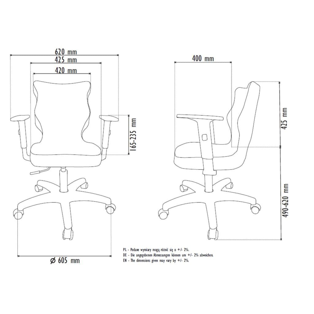 Good Chair Ergonominen työtuoli "UNI", tummanharmaa BAC6BCDC17B hinta ja tiedot | Toimistotuolit | hobbyhall.fi