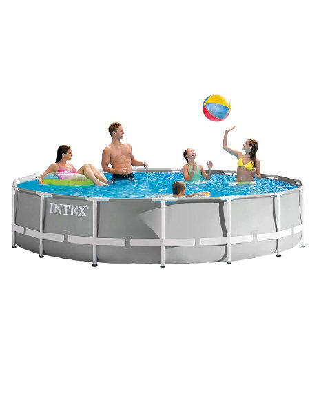 Intex Uima-allas metallirungolla ja suodattimella 305 x 76 cm hinta ja tiedot | Uima-altaat | hobbyhall.fi