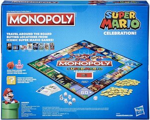 Monopoly Super Mario Celebration -pöytäpeli hinta ja tiedot | Lautapelit ja älypelit | hobbyhall.fi