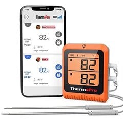 Langaton ThermoPro TP-920 -lämpömittari hinta ja tiedot | ThermoPro Urheilu ja vapaa-aika | hobbyhall.fi