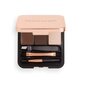 Kulmakarvojen paletti Makeup Revolution Brow Sculpt 2,2 g, tummanruskea hinta ja tiedot | Kulmavärit ja kulmakynät | hobbyhall.fi