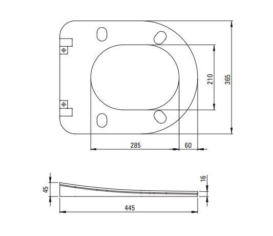 Wc-setti Deante Peonia Zero 5in1, Nero hinta ja tiedot | WC-istuimet | hobbyhall.fi