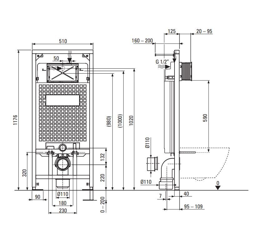 Wc-setti Deante Peonia Zero 5in1, Nero hinta ja tiedot | WC-istuimet | hobbyhall.fi