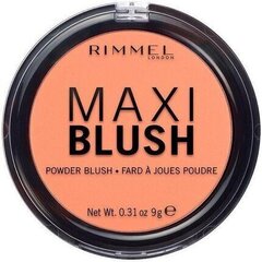 Rimmel London Maxi Blush poskipuna 9 g, 005 Rendez-Vous hinta ja tiedot | Aurinkopuuterit ja poskipunat | hobbyhall.fi