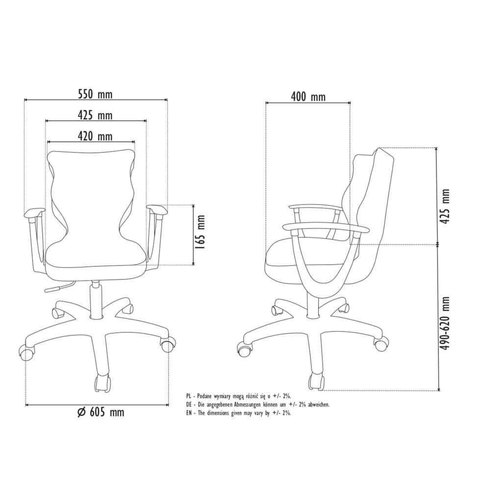 Good Chair ergonominen työtuoli "NORM" tummanharmaa BA-B-6-BC-FC33-B hinta ja tiedot | Toimistotuolit | hobbyhall.fi