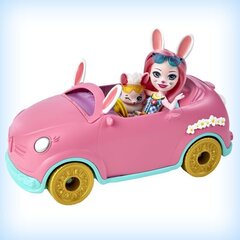 Enchantimals Pupu-nukke, lemmikki ja auto -setti, HCF85 hinta ja tiedot | Tyttöjen lelut | hobbyhall.fi