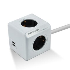 Jatkojohto Allocacoc PowerCube USB 1,5 m hinta ja tiedot | Jatkojohdot ja kaapelikelat | hobbyhall.fi