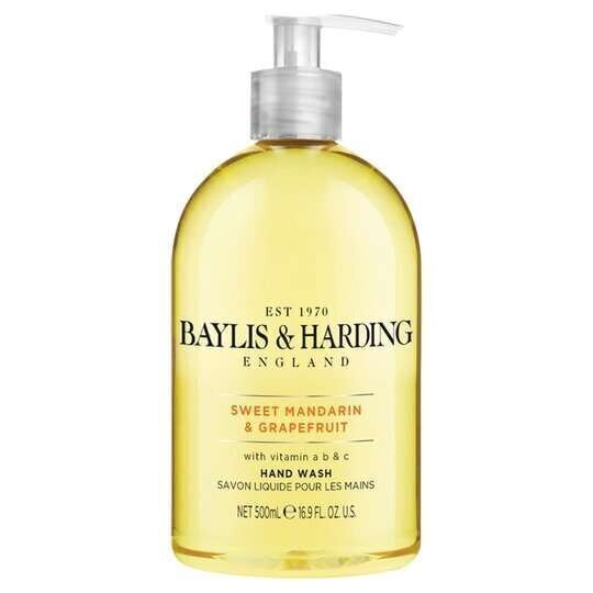 Baylis&Harding Mandariini & Greippi -nestesaippua, 500 ml hinta ja tiedot | Saippuat | hobbyhall.fi