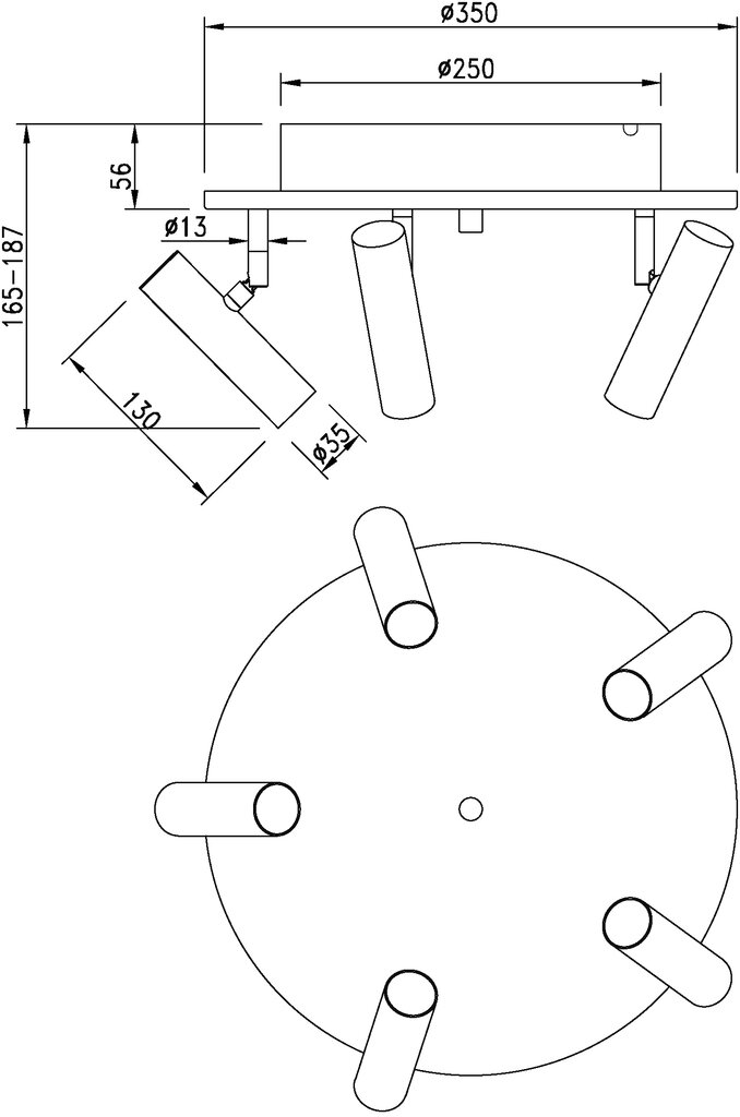 Aneta Lighting kattovalaisin ARTIC hinta ja tiedot | Kattovalaisimet | hobbyhall.fi