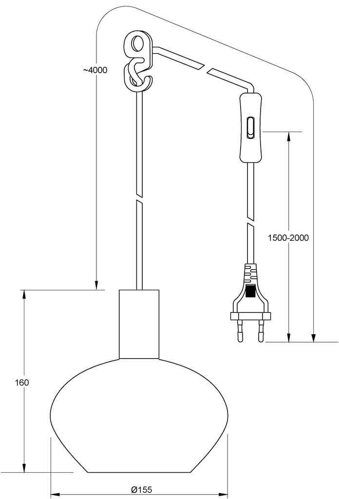 Aneta Lighting riippuvalaisin BELL hinta ja tiedot | Riippuvalaisimet | hobbyhall.fi