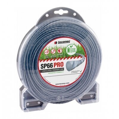 Trimmerin naru Tecomec® SP66PRO Ø 2,0 mm x 15 m. hinta ja tiedot | Puutarhatyökalujen tarvikkeet | hobbyhall.fi