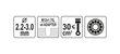 Trimmeripää, yleiskäyttöinen 2,2-3,0 mm Yato-laakerilla (YT-85121) hinta ja tiedot | Puutarhatyökalujen tarvikkeet | hobbyhall.fi