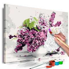 DIY kangas maalaus - Vase and Flowers hinta ja tiedot | Maalaa numeroiden mukaan | hobbyhall.fi