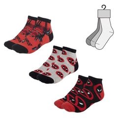 Värikkäät sukat Deadpool-kuvioilla, koko 41-46 hinta ja tiedot | Poikien sukat | hobbyhall.fi