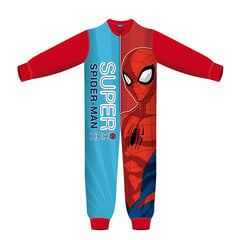 Lämmin lasten pyjamat haalari Spiderman, 6 vuotta, 116/128 hinta ja tiedot | Poikien kylpytakit ja pyjamat | hobbyhall.fi