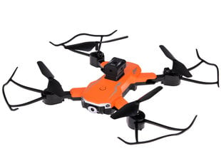 Taitettava kauko-ohjattava drone LED-valaistuksella hinta ja tiedot | Poikien lelut | hobbyhall.fi