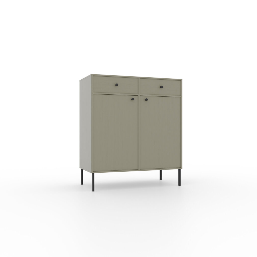 Komoda ADRK Furniture Tili 2D 2S, vihreä hinta ja tiedot | Lipastot | hobbyhall.fi