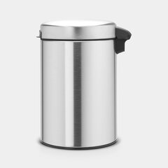 Brabantia NewIcon roska-astia 3L, seinäkiinnitys, Matt Steel hinta ja tiedot | Roska-astiat | hobbyhall.fi