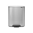 Brabantia Poljinroska-astia Bo, 2x30l, Matt Steel Fingerprint Proof