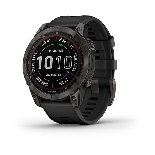 Garmin fēnix® 7 Sapphire Solar Edition GPS-monilajikello 010-02540-21 hinta ja tiedot | Älykellot | hobbyhall.fi