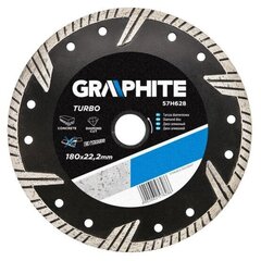 Grafiitti 57H628 timanttilevy, halkaisija 180mm, Turbo hinta ja tiedot | Käsityökalut | hobbyhall.fi