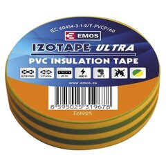 PVC-eristysteippi IZOTAPE ULTRA 19/20 musta hinta ja tiedot | EMOS Työkalut | hobbyhall.fi