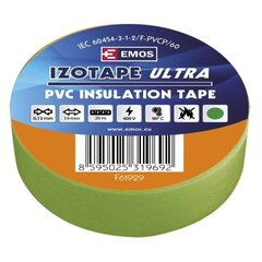 PVC-eristysteippi IZOTAPE ULTRA 19/20 musta hinta ja tiedot | EMOS Työkalut | hobbyhall.fi