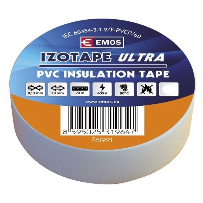 PVC-eristysteippi IZOTAPE ULTRA 19/20 musta hinta ja tiedot | Käsityökalut | hobbyhall.fi