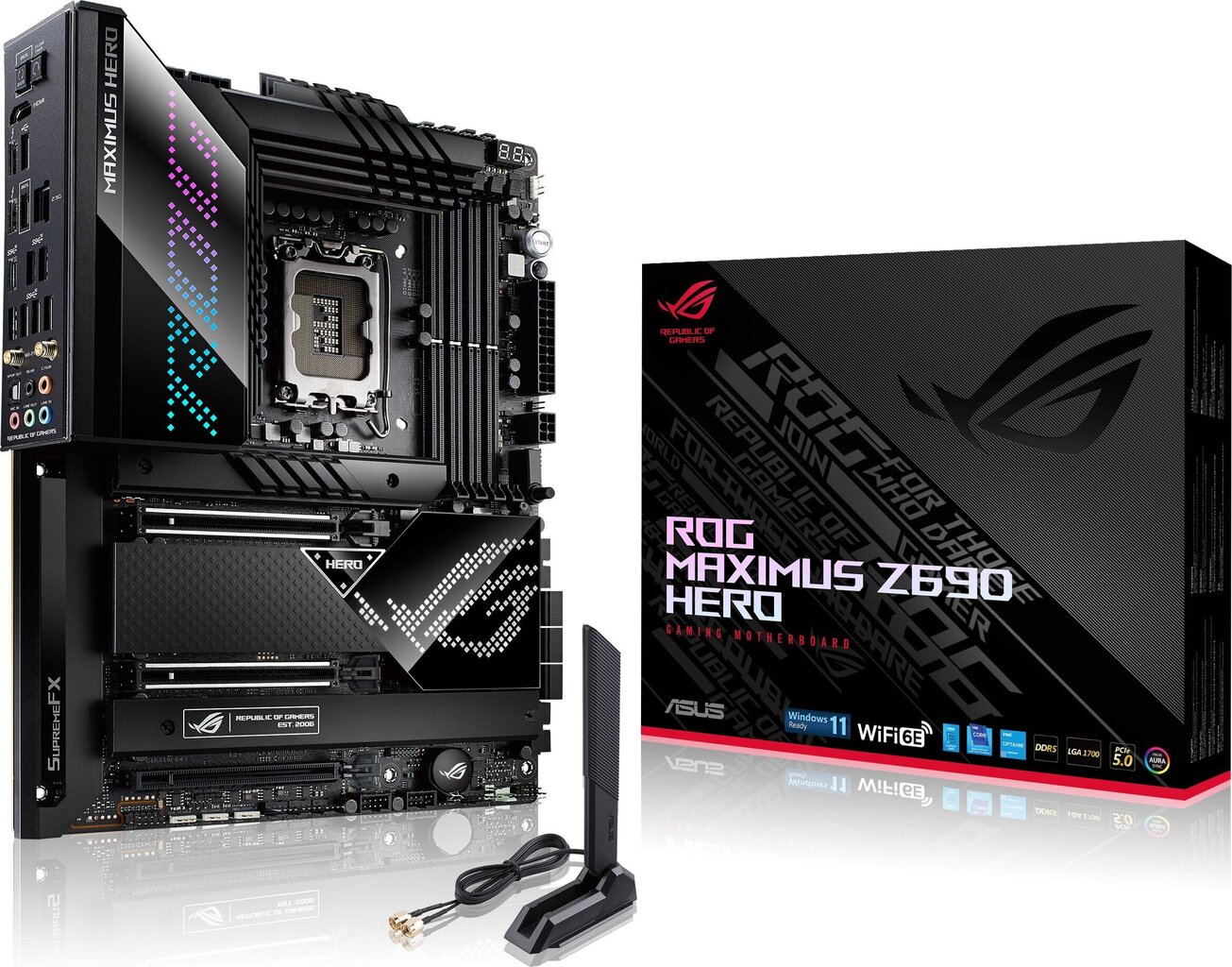 Asus ROG MAXIMUS Z690 HERO hinta ja tiedot | Emolevyt | hobbyhall.fi