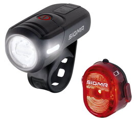 Valaistussarja Sigma Aura 45 + Nugget II USB hinta ja tiedot | Polkupyörän valot ja heijastimet | hobbyhall.fi