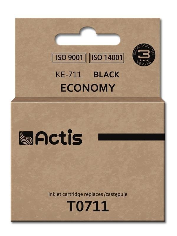 Actis ink Epson T0711 Black hinta ja tiedot | Mustekasetit | hobbyhall.fi