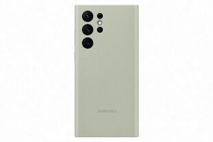 PS908TME Silikonikuori Samsung Galaxy S22 Ultra Olive Green hinta ja tiedot | Puhelimen kuoret ja kotelot | hobbyhall.fi